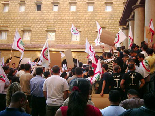 Demonstration after Bachir Gemayel Memorial